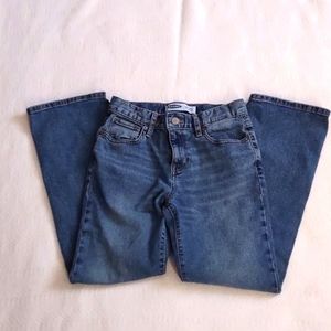 Old Navy denim jeans, boot cut with flex, boys size 10, adjustable waist